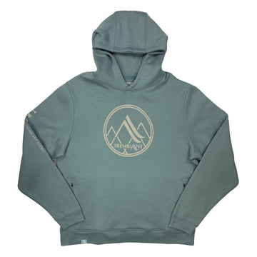 Adult's blue mountain logo hoodie