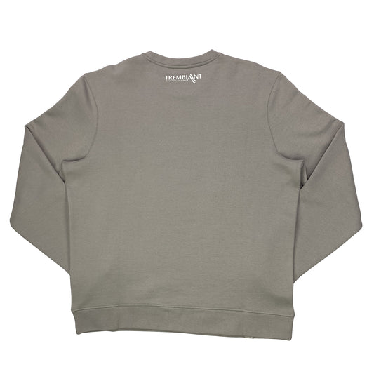 Sweat adulte logo montagne soleil tricolore