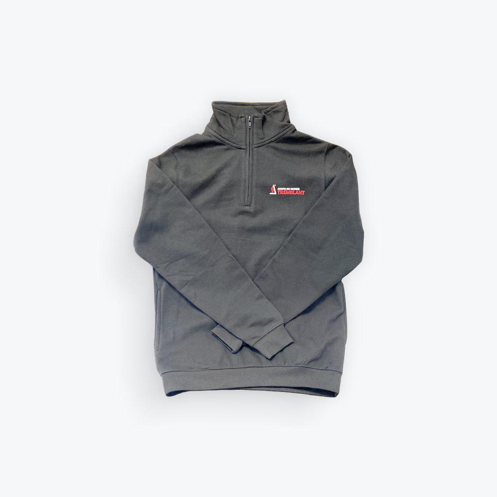 1/2 zip mock neck sweat - Tremblant World Cup Edition