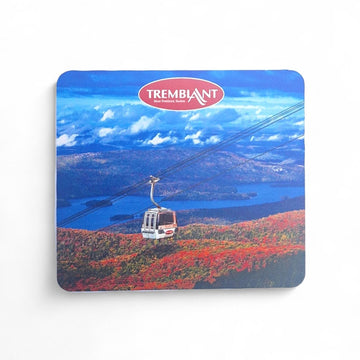 Sous-verre télécabine et lac