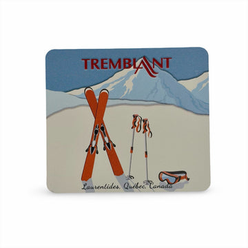 Sous-verre vintage ski