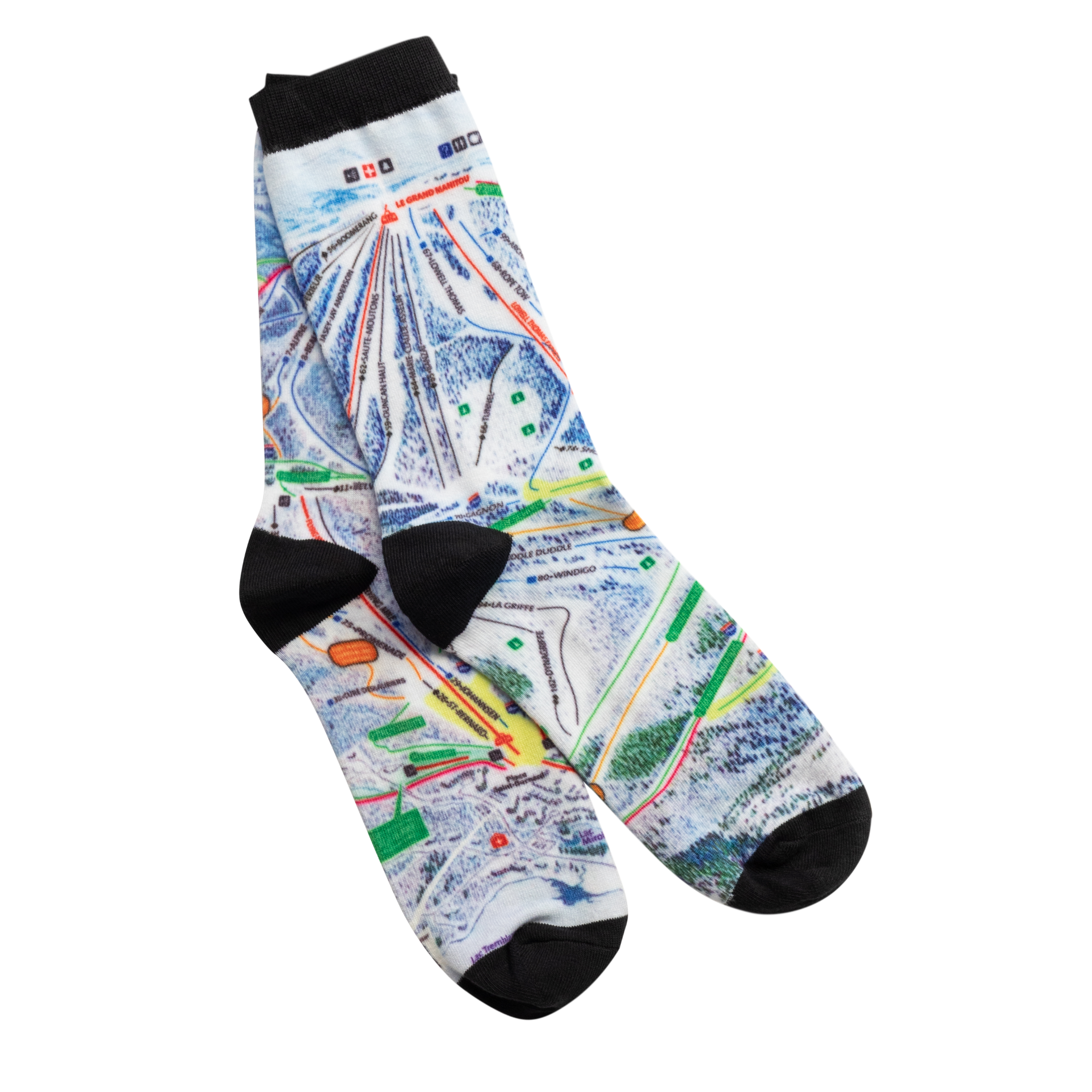 Chaussettes - Carte des pistes