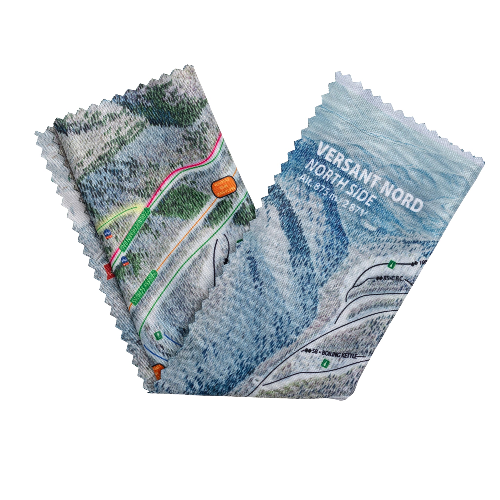 Lingette carte des pistes - Tremblant