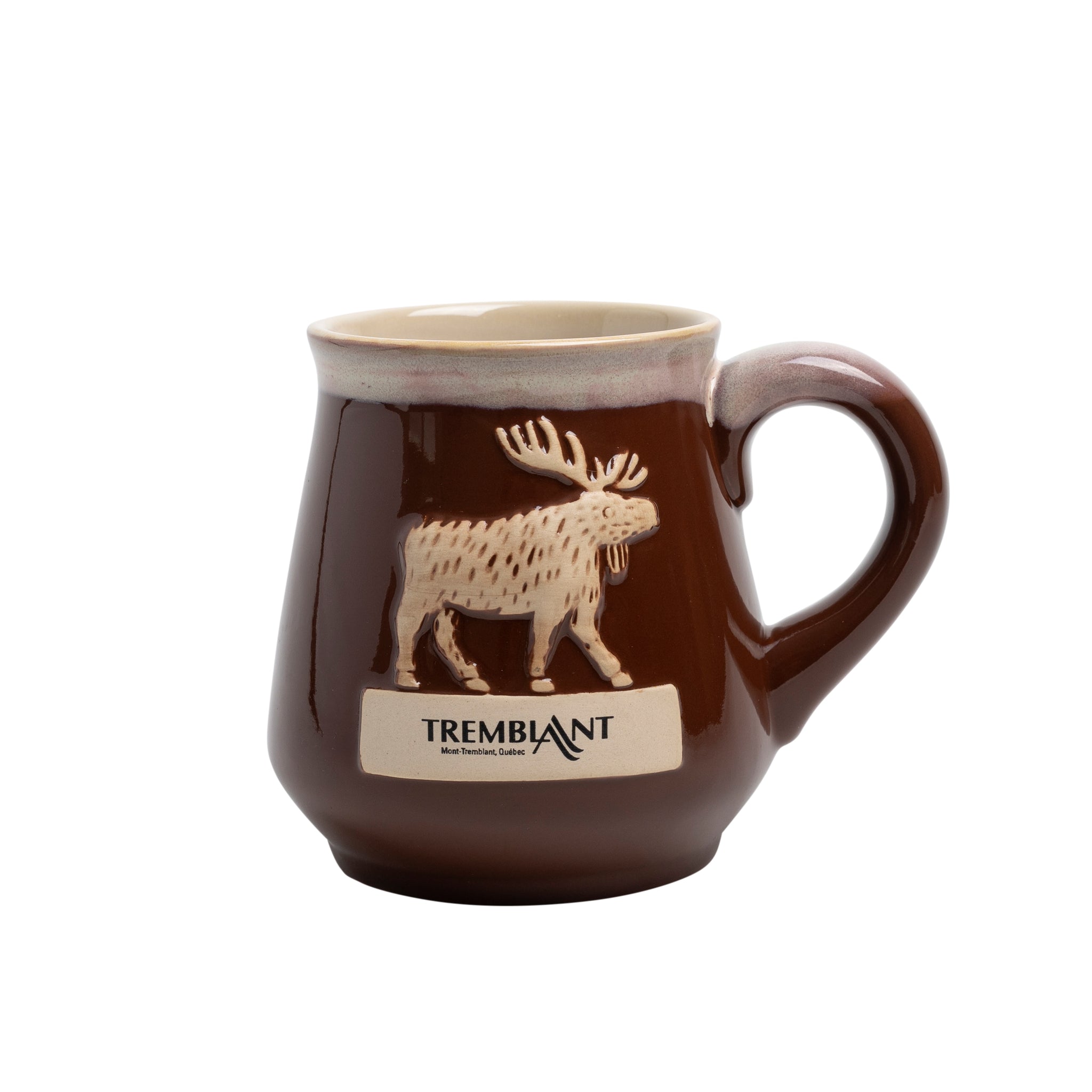 Large moose print mug