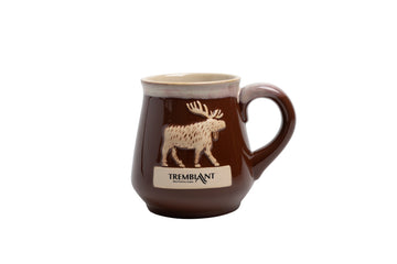 Large moose print mug